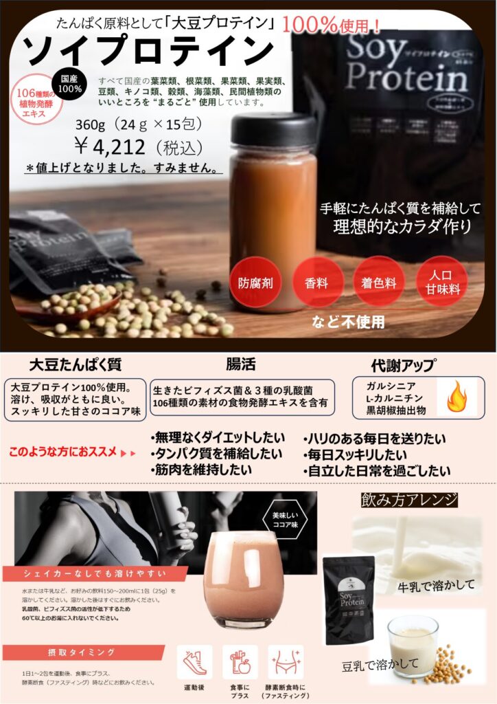 ソイプロテイン